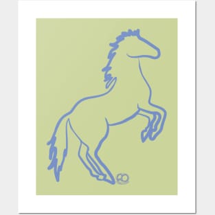 Horse Kicking Posters and Art